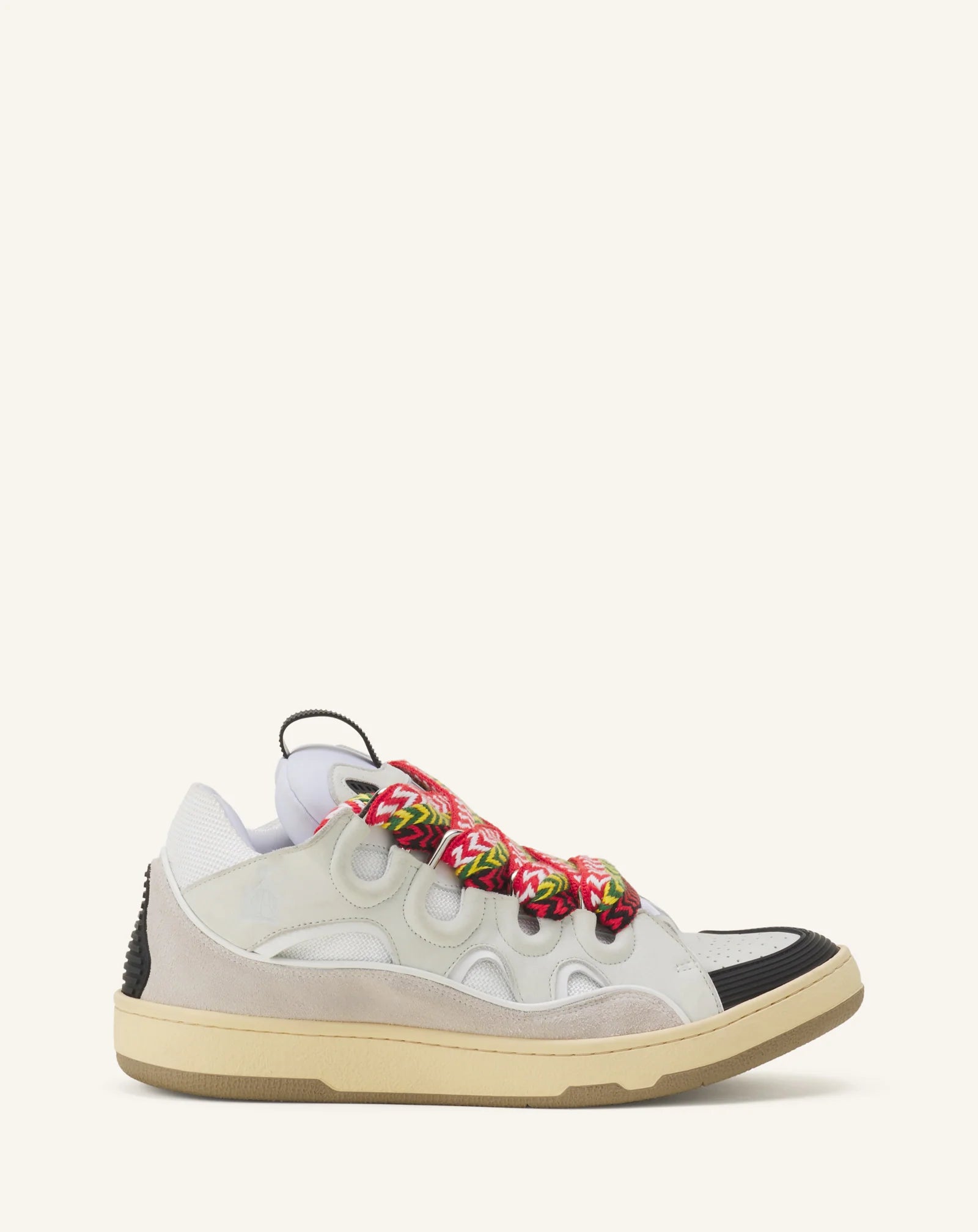Lanvin Curb Sneakers White