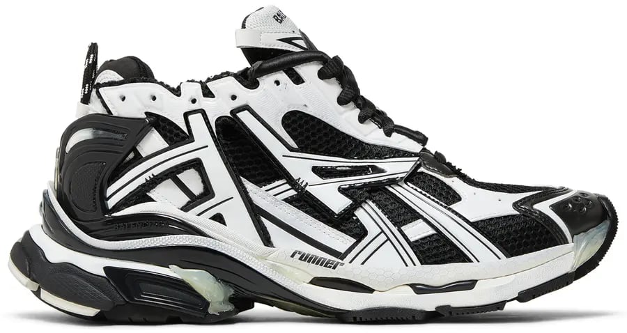 Balenciaga Runner Black White