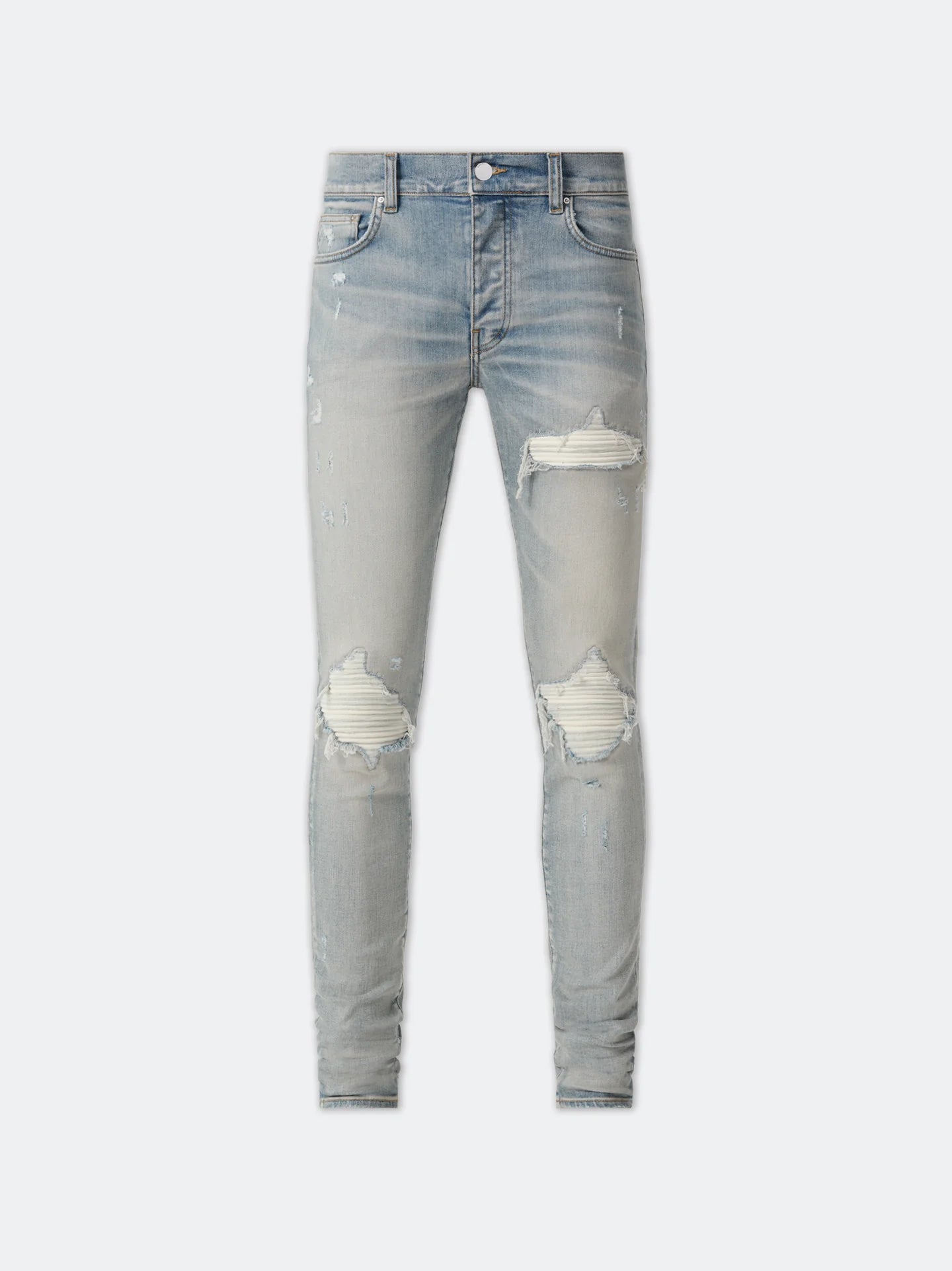 Amiri Mx1 Blue Jean White Patch