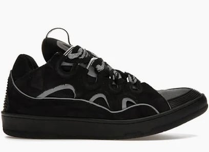 Lanvin Curb Sneakers Black Grey