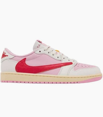 Jordan 1 travis scott low sail x tropical pink