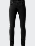 Amiri Mx1 Solid Black Skinny Jean