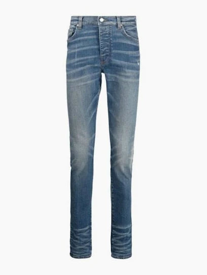 Amiri Mx1 Solid Blue Jean Skinny
